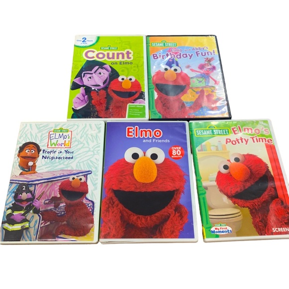 Lot of 5 Sesame Street DVDs - Picture 1 of 12